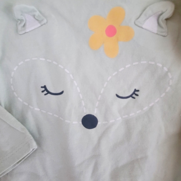 2 pack baby girl Gerber rompers size 9-12 months - Picture 4 of 5